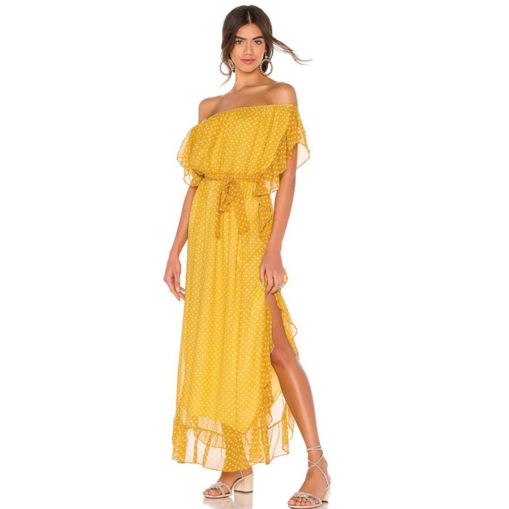 TULAROSA BLAIRE MUSTARD DRESS (XXS)